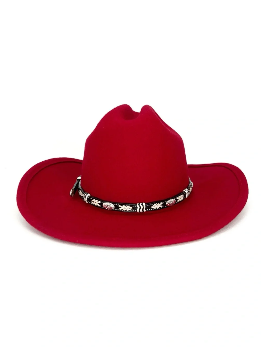 Bailey Youth Ranger Cowboy Hat Red 100% Wool Felted Western Rodeo Child Kids EUC